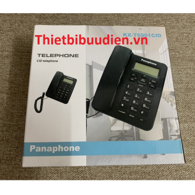 Điện thoại để bàn Panaphone KX-T6001CID (Black)